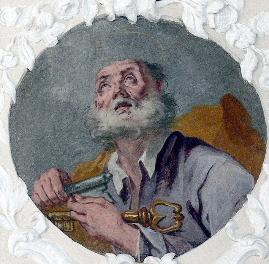 Angelika Kauffmann - Gli apostoli, Pietro, chiesa parrocchiale della Santissima Trinità di Schwarzenberg